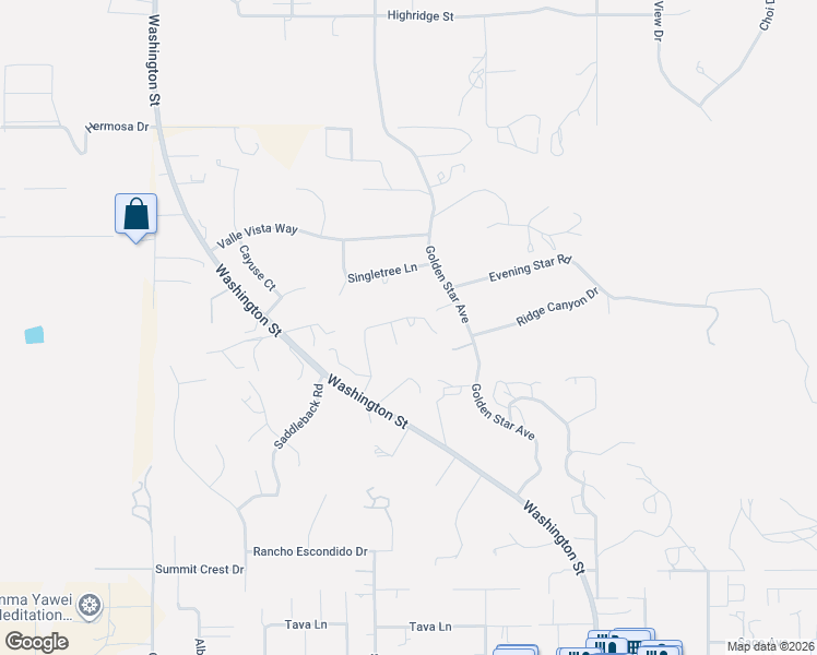 map of restaurants, bars, coffee shops, grocery stores, and more near 16533 Wagon Wheel Drive in Riverside
