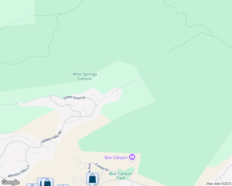 map of restaurants, bars, coffee shops, grocery stores, and more near 4985 Hidden Glen Lane in Yorba Linda