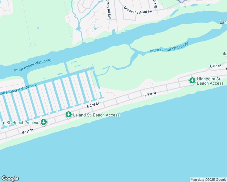 map of restaurants, bars, coffee shops, grocery stores, and more near 6 Chadbourn Street in Ocean Isle Beach