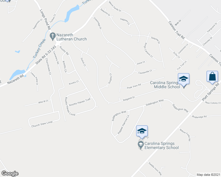 map of restaurants, bars, coffee shops, grocery stores, and more near 205 Drayden Court in Lexington