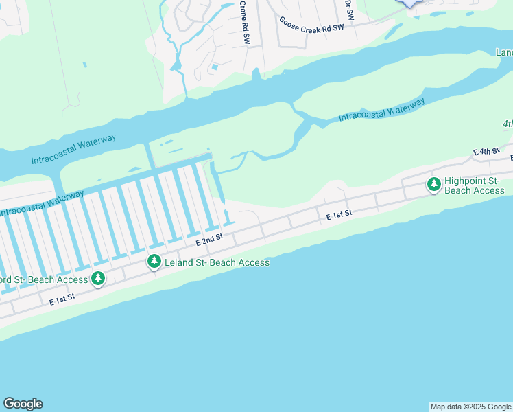 map of restaurants, bars, coffee shops, grocery stores, and more near 6 Chadbourn Street in Ocean Isle Beach
