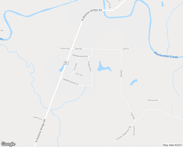 map of restaurants, bars, coffee shops, grocery stores, and more near Turkey Run in Jasper