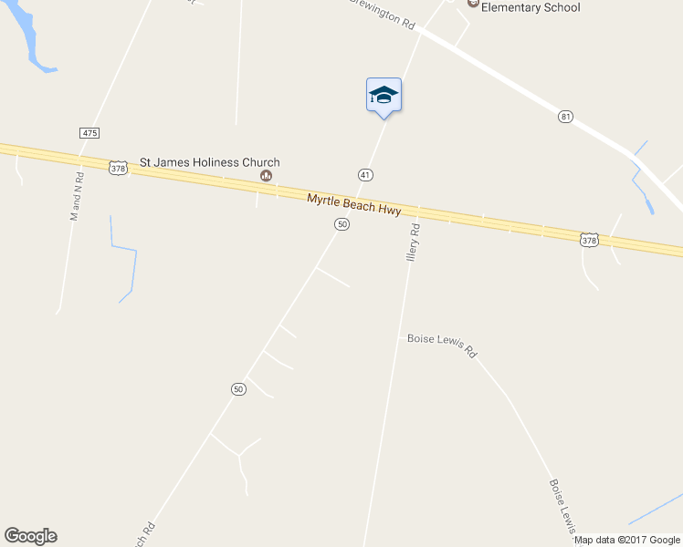 map of restaurants, bars, coffee shops, grocery stores, and more near 3755 Paradise Lane in Sumter
