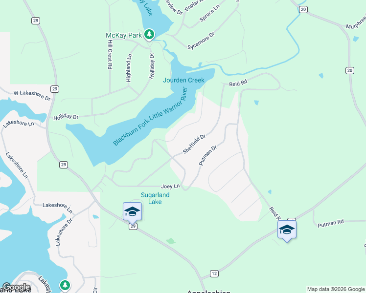 map of restaurants, bars, coffee shops, grocery stores, and more near 420 Sheffield Drive in Oneonta
