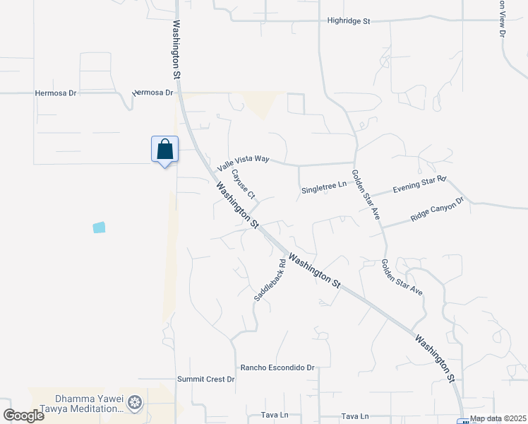 map of restaurants, bars, coffee shops, grocery stores, and more near 16311 Ringbit Court in Riverside