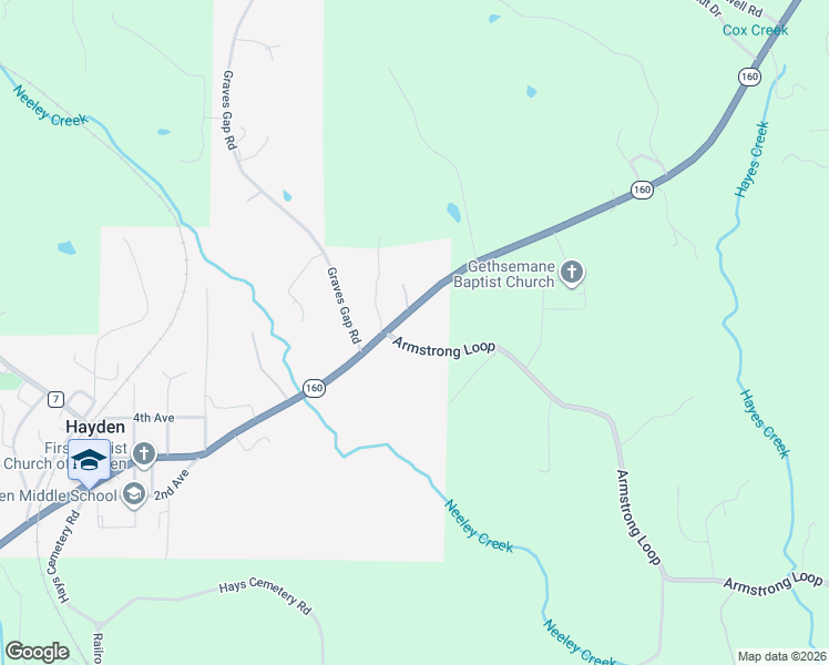 map of restaurants, bars, coffee shops, grocery stores, and more near 140 Armstrong Loop in Hayden