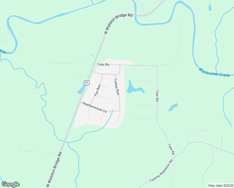 map of restaurants, bars, coffee shops, grocery stores, and more near Turkey Run in Jasper