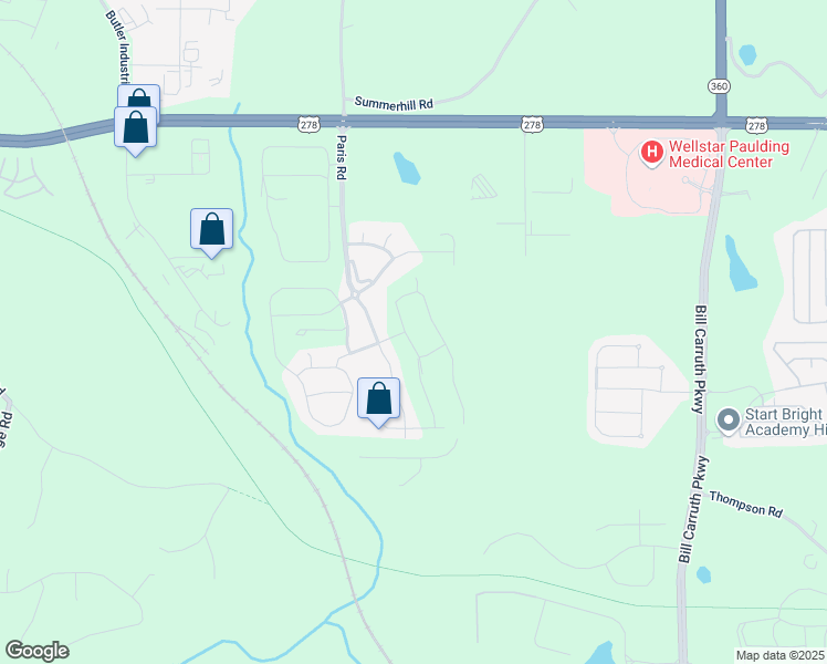 map of restaurants, bars, coffee shops, grocery stores, and more near 218 HighGrove Way in Dallas