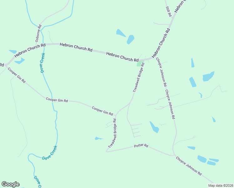 map of restaurants, bars, coffee shops, grocery stores, and more near 1230 Treadwell Bridge Road in Statham