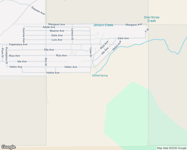map of restaurants, bars, coffee shops, grocery stores, and more near Lime Street in Cabazon