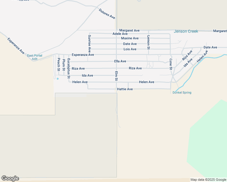 map of restaurants, bars, coffee shops, grocery stores, and more near 51967 Hattie Avenue in Cabazon