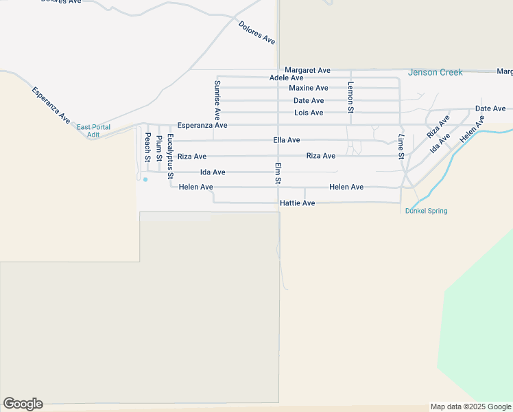 map of restaurants, bars, coffee shops, grocery stores, and more near 51967 Hattie Avenue in Cabazon