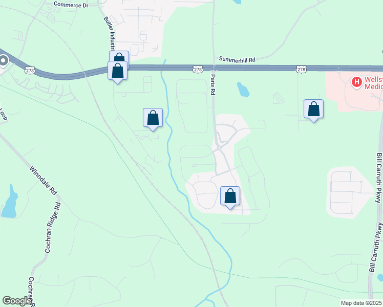 map of restaurants, bars, coffee shops, grocery stores, and more near 108 Berwick Crossing in Dallas