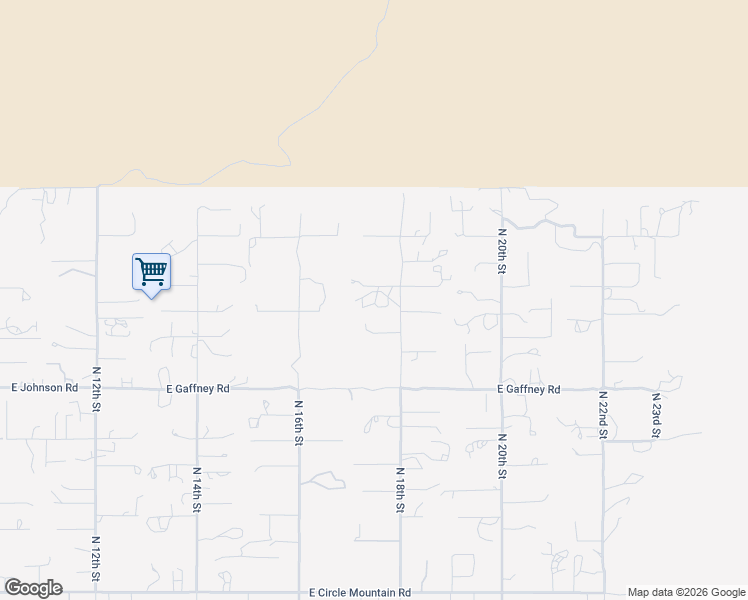 map of restaurants, bars, coffee shops, grocery stores, and more near 45240 North 18th Street in New River