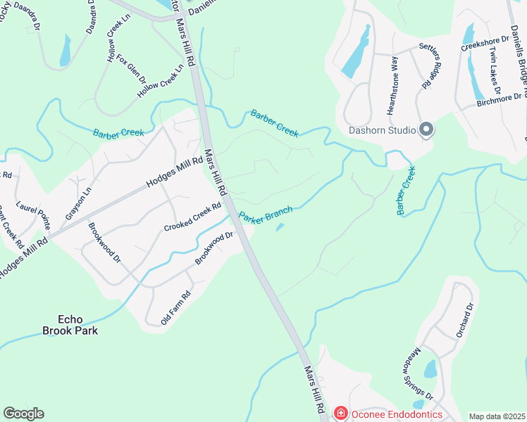 map of restaurants, bars, coffee shops, grocery stores, and more near 1061a Pebblestone Drive in Watkinsville