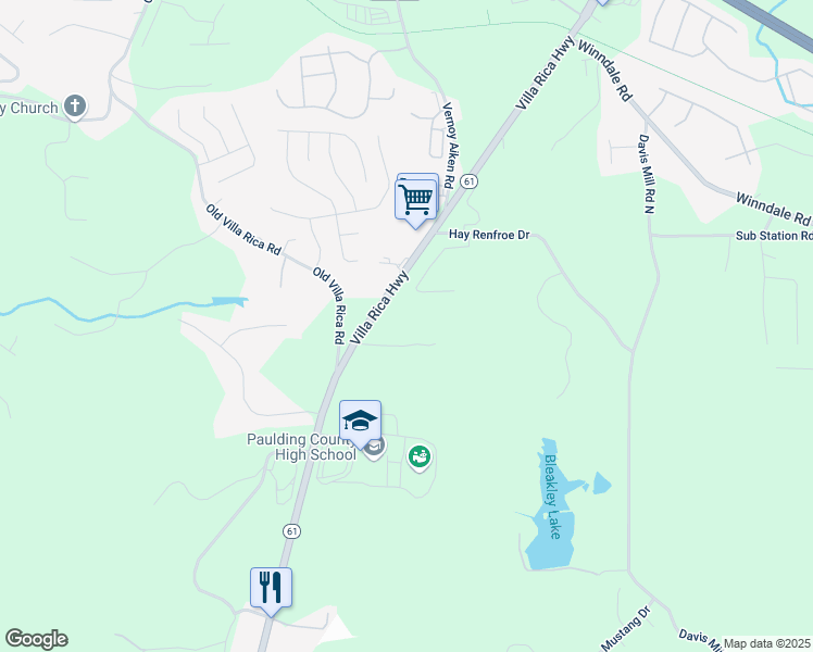 map of restaurants, bars, coffee shops, grocery stores, and more near 125 Laurel Farms Lane in Dallas