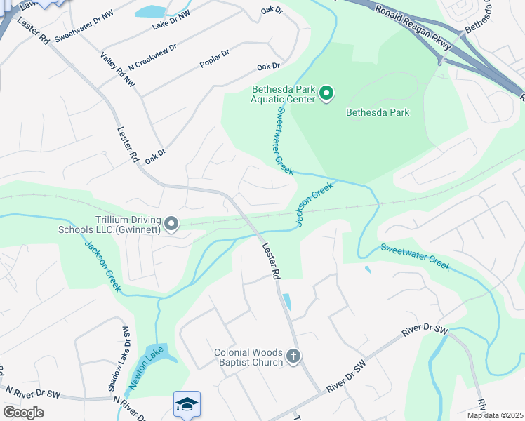 map of restaurants, bars, coffee shops, grocery stores, and more near 3680 Sugarbrook Drive in Lawrenceville