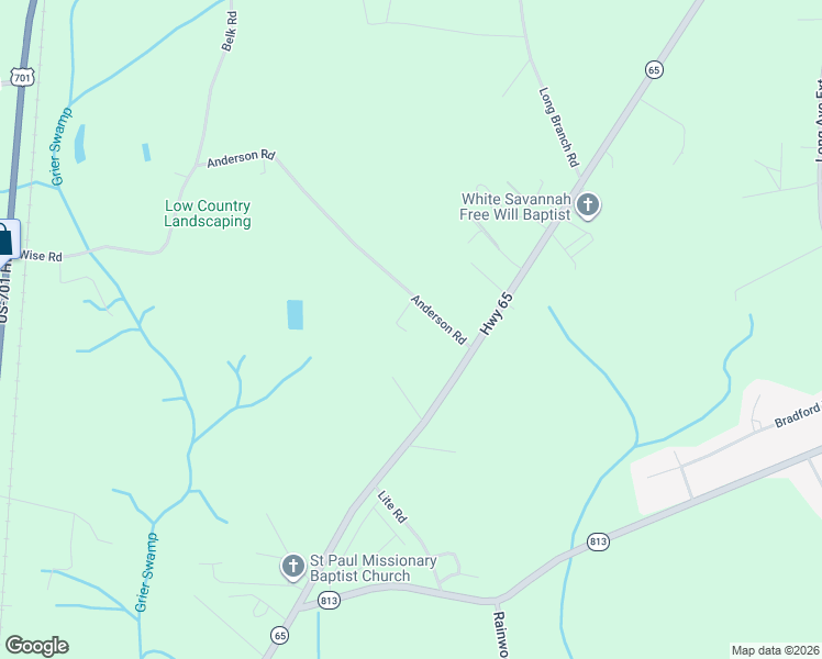 map of restaurants, bars, coffee shops, grocery stores, and more near 3072 Wise Road in Conway