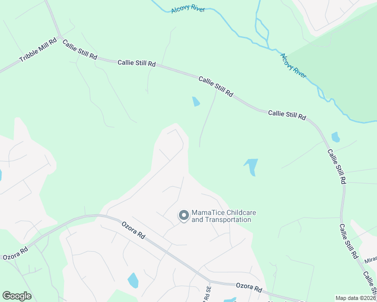 map of restaurants, bars, coffee shops, grocery stores, and more near 1459 Sierra Ridge Place Southeast in Loganville