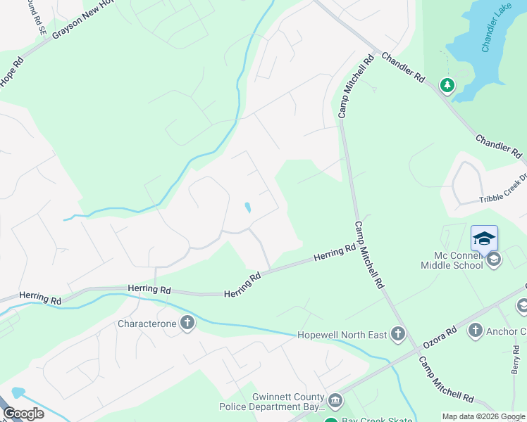map of restaurants, bars, coffee shops, grocery stores, and more near 260 Tennyson Knoll in Grayson