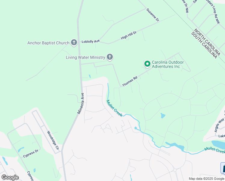 map of restaurants, bars, coffee shops, grocery stores, and more near 3594 Ethel Lane in Little River