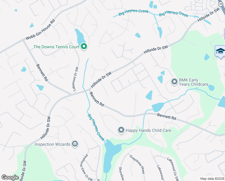 map of restaurants, bars, coffee shops, grocery stores, and more near 995 Mount McKinley Drive in Grayson