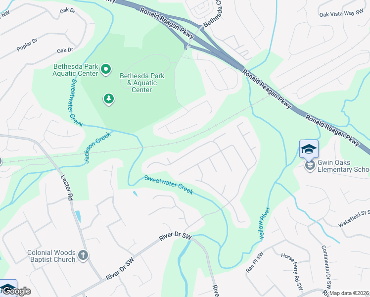 map of restaurants, bars, coffee shops, grocery stores, and more near 190 Galesburg Drive in Lawrenceville