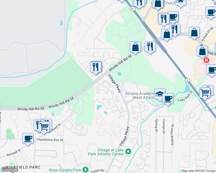 map of restaurants, bars, coffee shops, grocery stores, and more near 12 Rumson Court in Smyrna