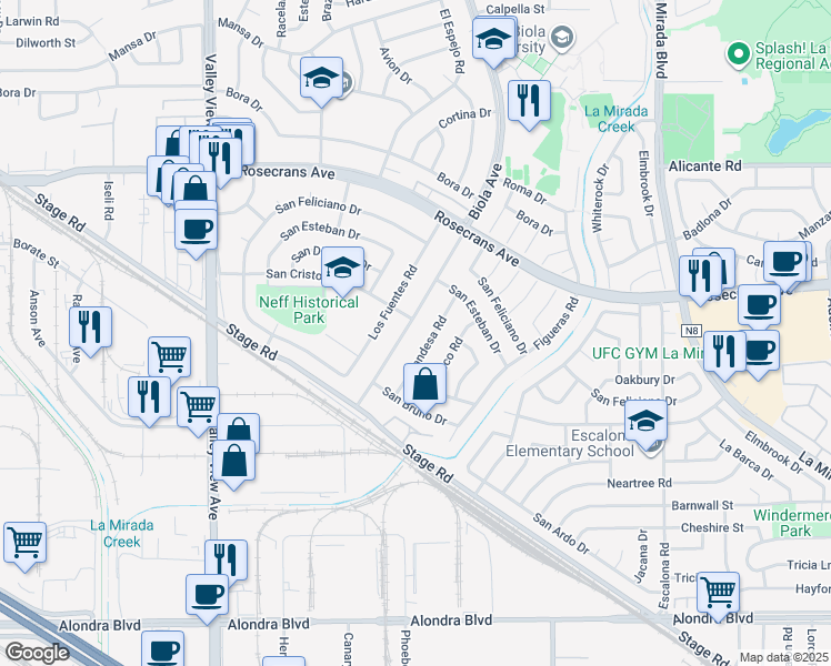14708 Biola Avenue, La Mirada CA Walk Score