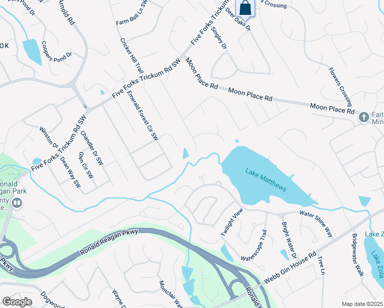 map of restaurants, bars, coffee shops, grocery stores, and more near 921 Eagle Crossing Drive in Lawrenceville