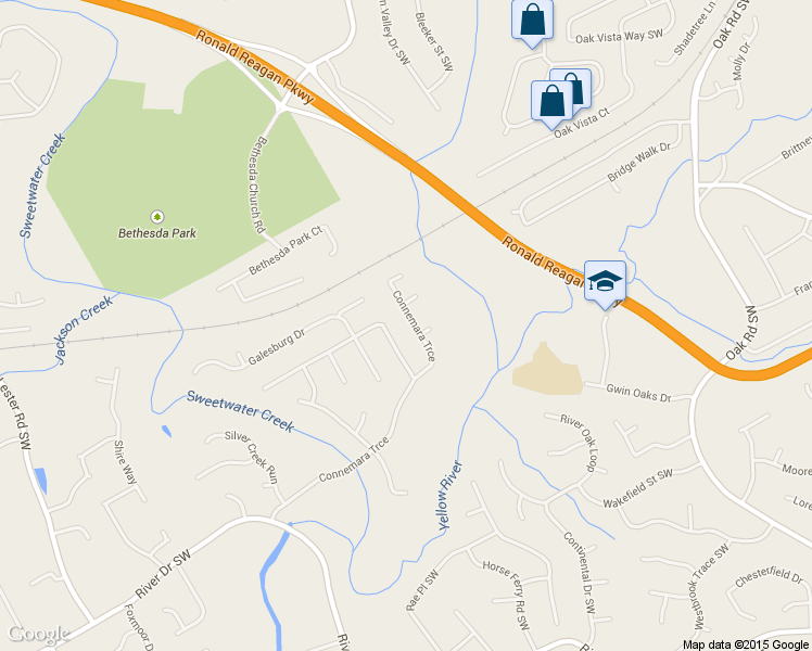 map of restaurants, bars, coffee shops, grocery stores, and more near 3231 Connemara Trce in Lawrenceville