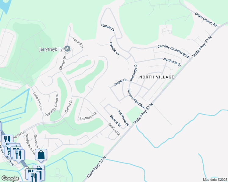 map of restaurants, bars, coffee shops, grocery stores, and more near 2424 Bittar Spar Road in Little River