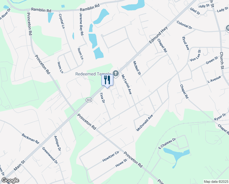 map of restaurants, bars, coffee shops, grocery stores, and more near 134 Kings Tree Acres Drive in West Columbia