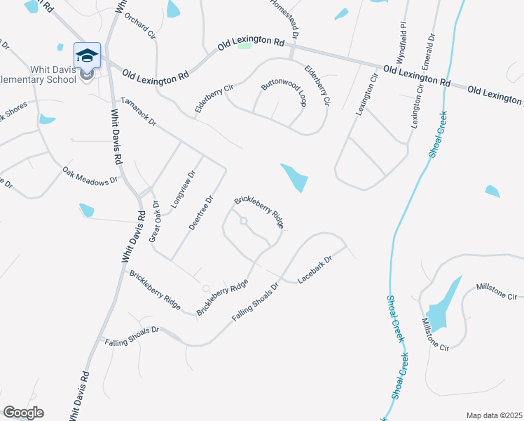 map of restaurants, bars, coffee shops, grocery stores, and more near 411 Brickleberry Ridge in Athens