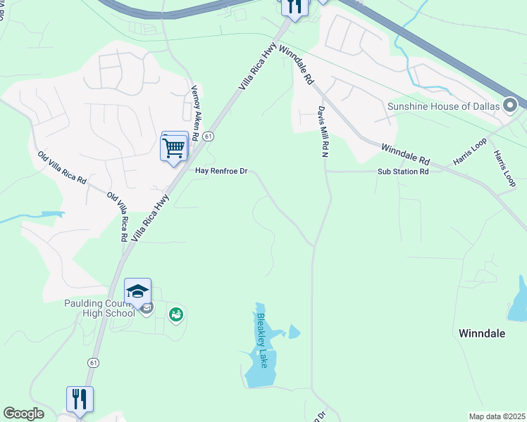 map of restaurants, bars, coffee shops, grocery stores, and more near 300 Hay Renfroe Drive in Dallas