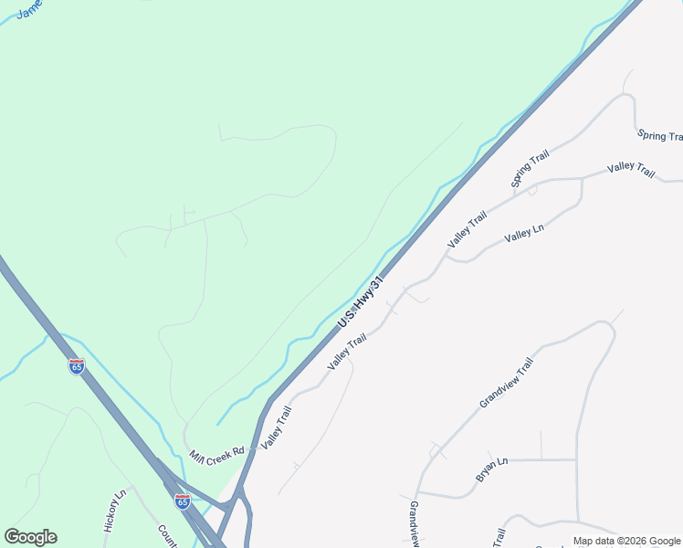 map of restaurants, bars, coffee shops, grocery stores, and more near 850 Mill Creek Road in Warrior