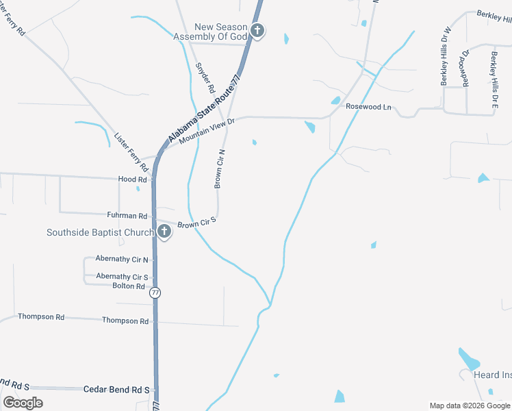 map of restaurants, bars, coffee shops, grocery stores, and more near in Gadsden