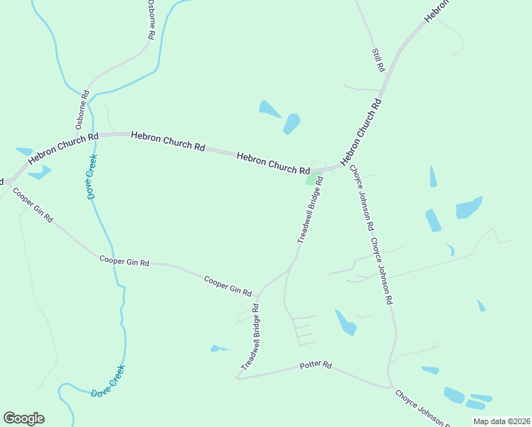 map of restaurants, bars, coffee shops, grocery stores, and more near 1120 Treadwell Bridge Road in Statham