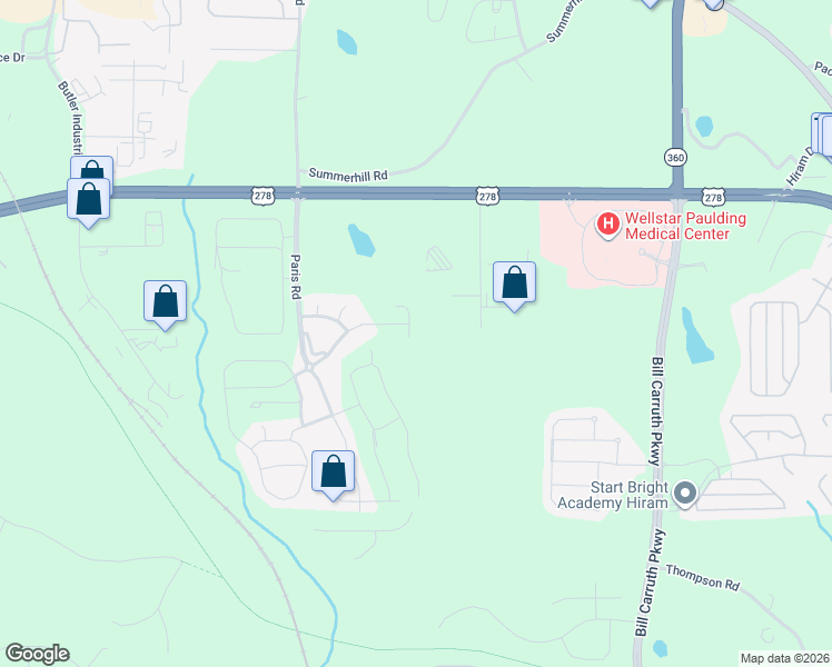 map of restaurants, bars, coffee shops, grocery stores, and more near 10 Copeland Trace in Dallas