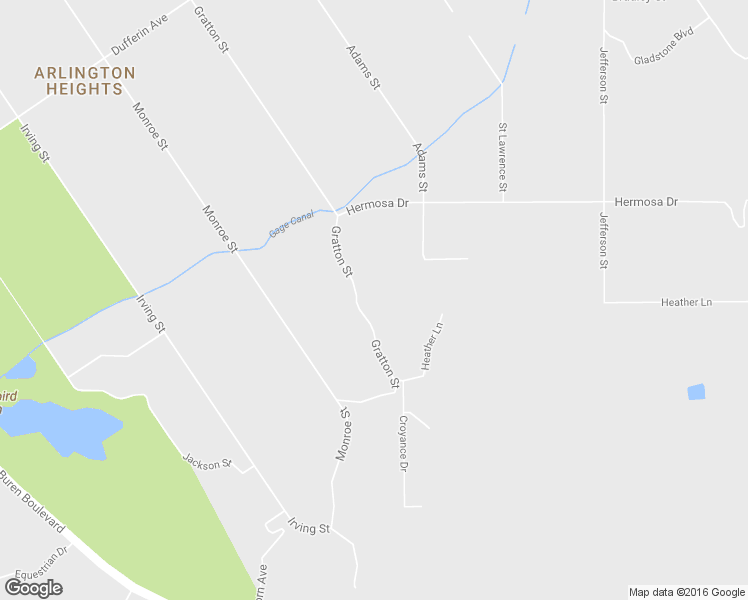 map of restaurants, bars, coffee shops, grocery stores, and more near 8402 Hermosa Drive in Riverside