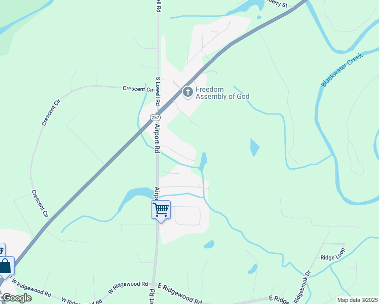 map of restaurants, bars, coffee shops, grocery stores, and more near 57-315 Old Rock Quarry Road in Jasper