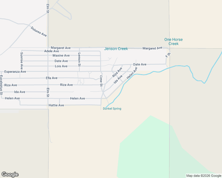 map of restaurants, bars, coffee shops, grocery stores, and more near Helen Avenue in Cabazon