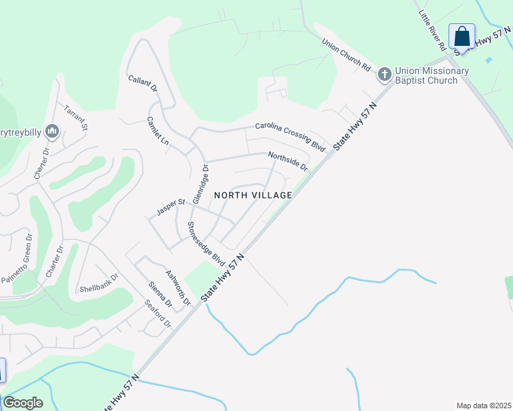map of restaurants, bars, coffee shops, grocery stores, and more near 545 Tourmaline Drive in Little River