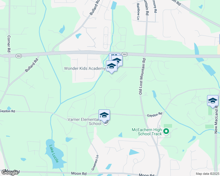 map of restaurants, bars, coffee shops, grocery stores, and more near 4720 Cooling Water Circle in Powder Springs