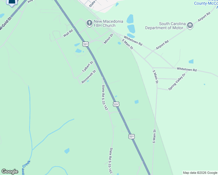map of restaurants, bars, coffee shops, grocery stores, and more near 13 South Mine Street in McCormick