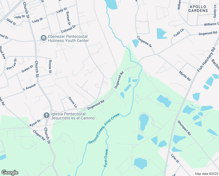 map of restaurants, bars, coffee shops, grocery stores, and more near 1178 Pine Street in West Columbia
