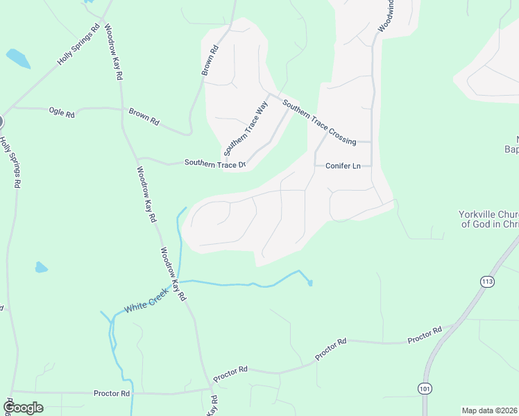 map of restaurants, bars, coffee shops, grocery stores, and more near 43 Thorn Thicket Way in Rockmart