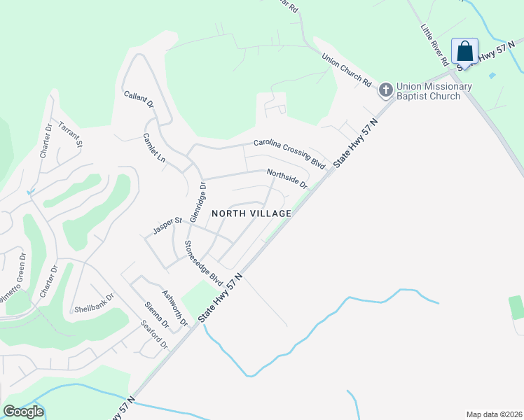 map of restaurants, bars, coffee shops, grocery stores, and more near 2908 Tigers Eye Road in Little River