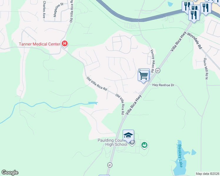map of restaurants, bars, coffee shops, grocery stores, and more near 108 Ivy Crest Drive in Dallas