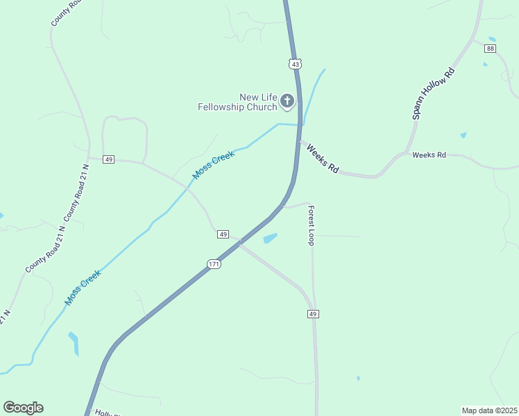 map of restaurants, bars, coffee shops, grocery stores, and more near Highway 171 in Winfield